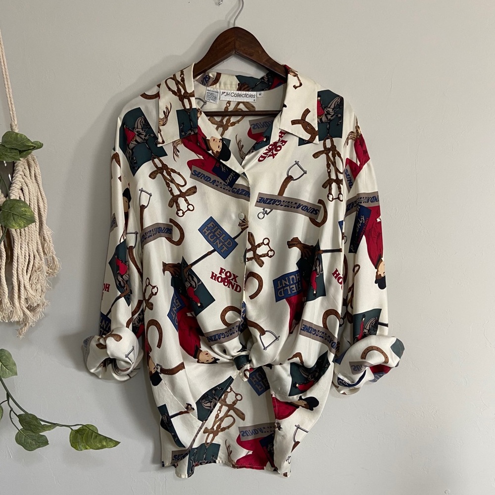 Vintage 80s button up